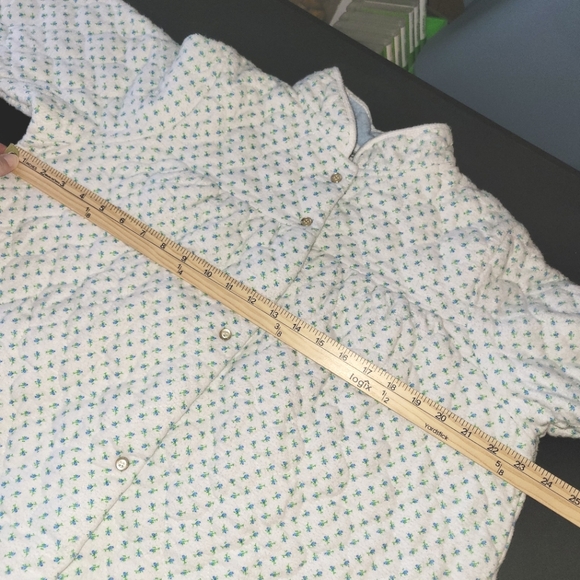 New Vermont Country Store Quilted Floral House Coat Medium - Picture 8 of 11